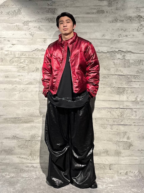 イデアルーチェ　ドット　ブルゾン 美品⭐︎イデアルーチェ ドットブルゾン ブラック