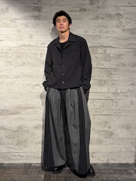 「HARE（ハレ）のアイテム（その他パンツ）」を使った、yuga0007さん（メンズ・178cm・20代）の秋コーディネート