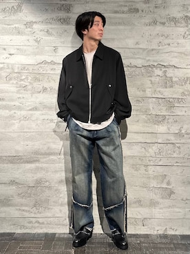 「アイテム（ブルゾン）」を使った、yuga0007さん（メンズ・178cm・20代）の夏コーディネート