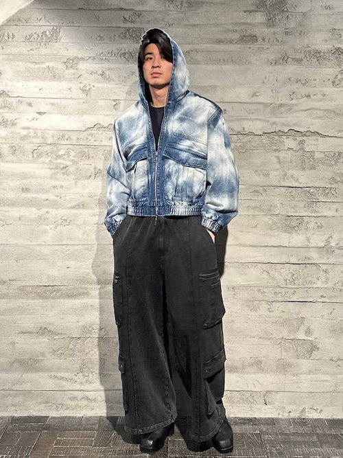 デニムナカワタフードブルゾン(HARE)