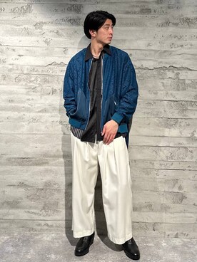 「アイテム（ブルゾン）」を使った、yuga0007さん（メンズ・178cm・20代）の春コーディネート