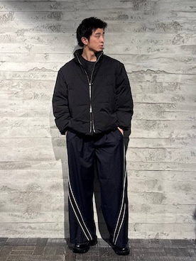 「HARE」｜「アイテム（ダウンジャケット/コート）」を使った、yuga0007さん（メンズ・178cm）の秋コーディネート