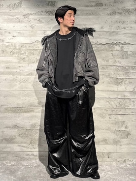 「アイテム（ブルゾン）」を使った、yuga0007さん（メンズ・178cm・20代）の秋コーディネート