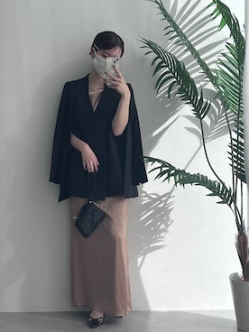 「アイテム（フォーマルスーツ/小物）」を使った、nさん（レディース・157cm）の冬コーディネート