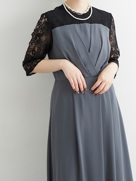 「結婚式」｜「アイテム（フォーマルスーツ/小物）」を使った、nさん（レディース・157cm）の冬コーディネート