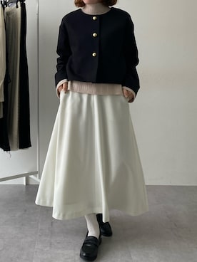 「アイテム（フォーマルスーツ/小物）」を使った、nさん（レディース・157cm）の秋コーディネート