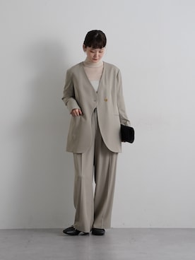 「Callarus（カラルス）のアイテム」を使った、nさん（レディース・157cm）の秋コーディネート