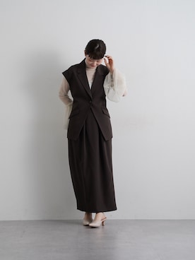 「nissen（ニッセン）のアイテム」を使った、nさん（レディース・157cm）の秋コーディネート