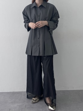 「スタッフ」｜nさん（レディース・157cm）の冬コーディネート