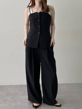 「アイテム（フォーマルスーツ/小物）」を使った、nさん（レディース・157cm）の夏コーディネート