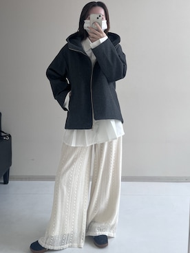 「nissen（ニッセン）のアイテム」を使った、nさん（レディース・157cm）の秋コーディネート