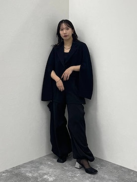 「アイテム（テーラードジャケット）」を使った、REIAさん（レディース・153cm・20代）の夏コーディネート
