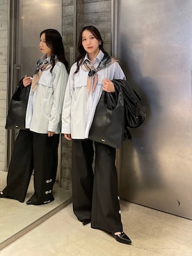 「HARE（ハレ）のアイテム（財布/小物）」を使った、REIAさん（レディース・153cm）の冬コーディネート