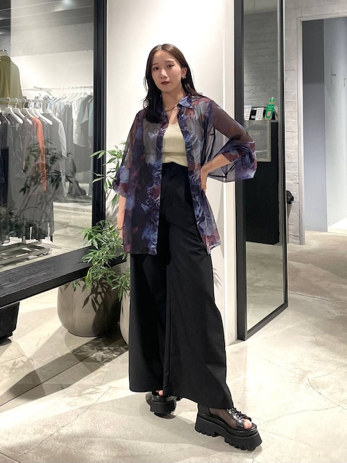 HARE カットアウトワイドパンツ HARE｜カットアウトワイドパンツ | Rakuten Fashion(楽天