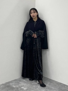 「アイテム（テーラードジャケット）」を使った、REIAさん（レディース・153cm・20代）の秋コーディネート