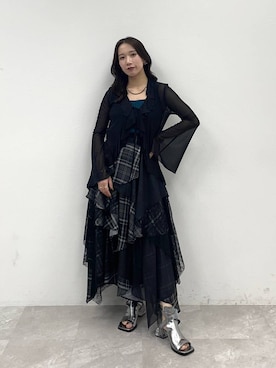 HARE（ハレ）の「ハンドステッチワッフルカーディガン(HARE