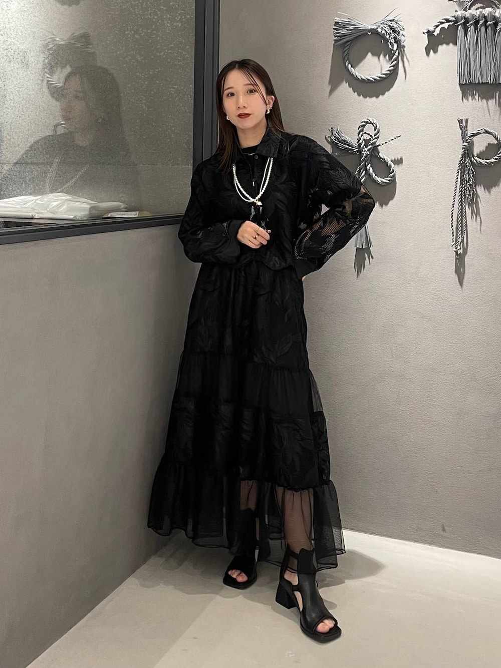【HARE】メッシュシシュウショートシャツ HARE（ハレ）の「メッシュシシュウショートシャツ（）」 - WEAR
