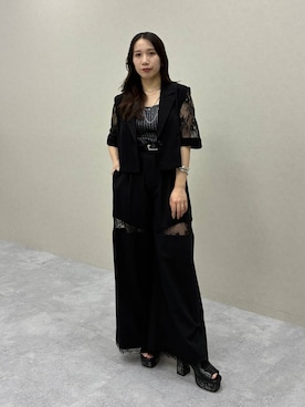 「HARE（ハレ）のアイテム（トップス）」を使った、REIAさん（レディース・153cm）の春コーディネート