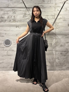 「HARE（ハレ）のアイテム（ワンピース/ドレス）」を使った、REIAさん（レディース・153cm）の夏コーディネート