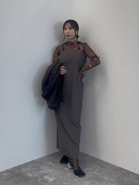 「アイテム（テーラードジャケット）」を使った、REIAさん（レディース・153cm・20代）の夏コーディネート