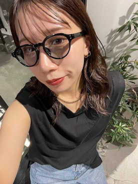 「アイテム（サングラス）」を使った、REIAさん（レディース・153cm・20代）の夏コーディネート