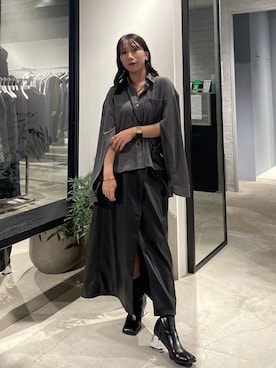 「アイテム（財布）」を使った、REIAさん（レディース・153cm）の秋コーディネート