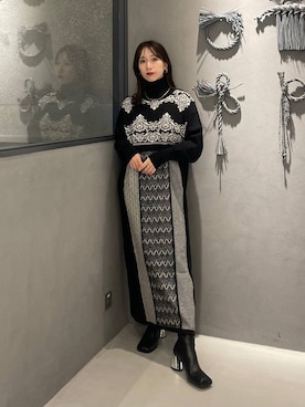 「アイテム（ワンピース/ドレス）」を使った、REIAさん（レディース・153cm・20代）の秋コーディネート
