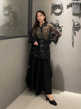 「HARE（ハレ）のアイテム（パンプス）」を使った、REIAさん（レディース・153cm）の春コーディネート