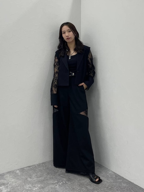 ayumi HARE メッシュ切り替えトラックジャケット 黒 free ayumi様専用 HARE メッシュ切り替えトラックジャケット 黒 free