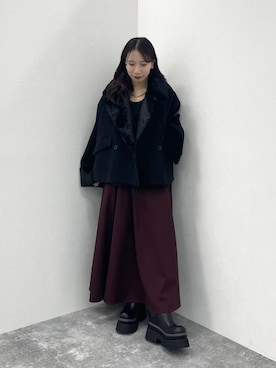 「HARE」｜REIAさん（レディース・153cm）の冬コーディネート