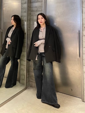 REIAさん（レディース・153cm）の冬コーディネート