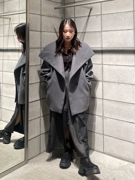 「HARE」｜REIAさん（レディース・153cm）の冬コーディネート