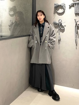「アイテム（ワンピース/ドレス）」を使った、REIAさん（レディース・153cm・20代）の秋コーディネート