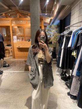 「HARE（ハレ）のアイテム」を使った、REIAさん（レディース・153cm）の春コーディネート