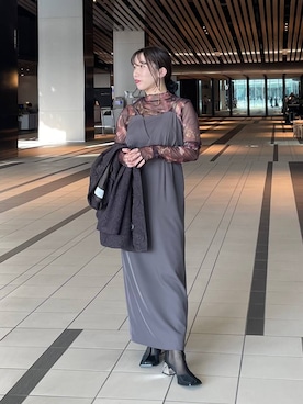 「アイテム（テーラードジャケット）」を使った、REIAさん（レディース・153cm・20代）の夏コーディネート