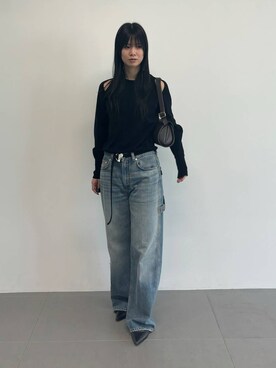 「WANDERUNG（ワンデルング）のアイテム」を使った、おののさん（レディース・165cm）の冬コーディネート