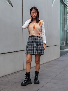 MINZさん（レディース・158cm）の秋コーディネート