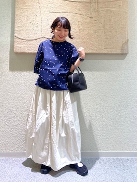 「アイテム（スカート）」を使った、たなか☀︎さん（レディース・145cm）の夏コーディネート