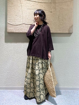 「アイテム（スカート）」を使った、たなか☀︎さん（レディース・145cm）の夏コーディネート