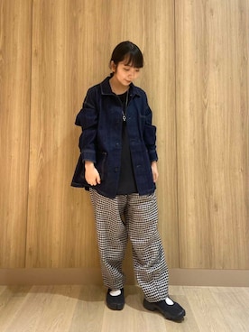 「アイテム（カバーオール）」を使った、たなか☀︎さん（レディース・145cm）の夏コーディネート