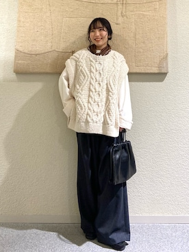 「アイテム（その他雑貨）」を使った、たなか☀︎さん（レディース・145cm）の冬コーディネート