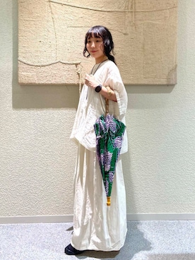 「アイテム（長傘）」を使った、たなか☀︎さん（レディース・145cm）の夏コーディネート