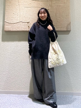 「アイテム（バッグ）」を使った、たなか☀︎さん（レディース・145cm）の冬コーディネート