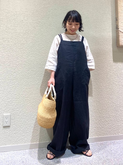 リネンサロペット