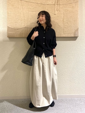「アイテム（スカート）」を使った、たなか☀︎さん（レディース・145cm）の秋コーディネート