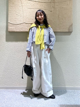 「かぐれ（カグレ）のアイテム（バッグ）」を使った、たなか☀︎さん（レディース・145cm）の春コーディネート