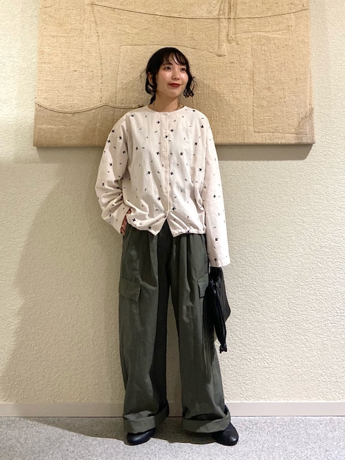 ツバメ刺繍ブラウス（シャツ/ブラウス）｜かぐれ（カグレ）の