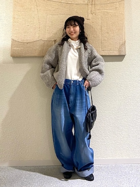 「アイテム（バッグ）」を使った、たなか☀︎さん（レディース・145cm）の秋コーディネート