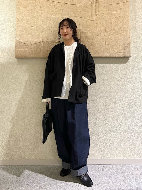 デニムボリュームパンツ（デニムパンツ）｜かぐれ（カグレ）の