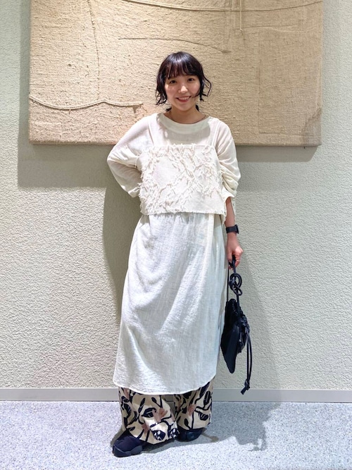ガーゼロングチュニック